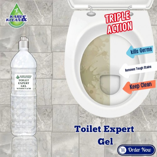 Toilet Expert Gel 1Liter Toliet Cleaner Without Acid