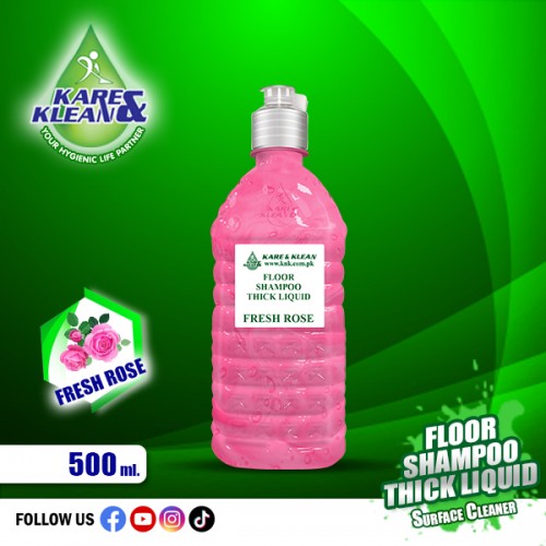 Floor Shampoo Thick Liquid 500Ml Special fresh rose